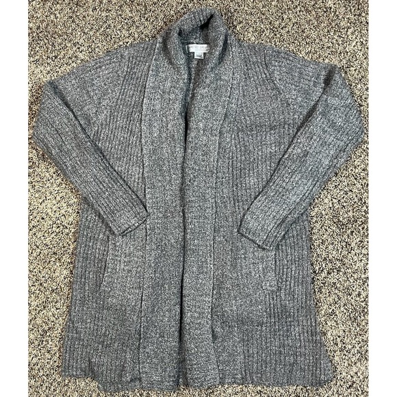 Barefoot Dreams Sweaters - Barefoot Dreams Cozychic Cabin‎ Cable Cardigan Sweater Duster Women's Sz Small
